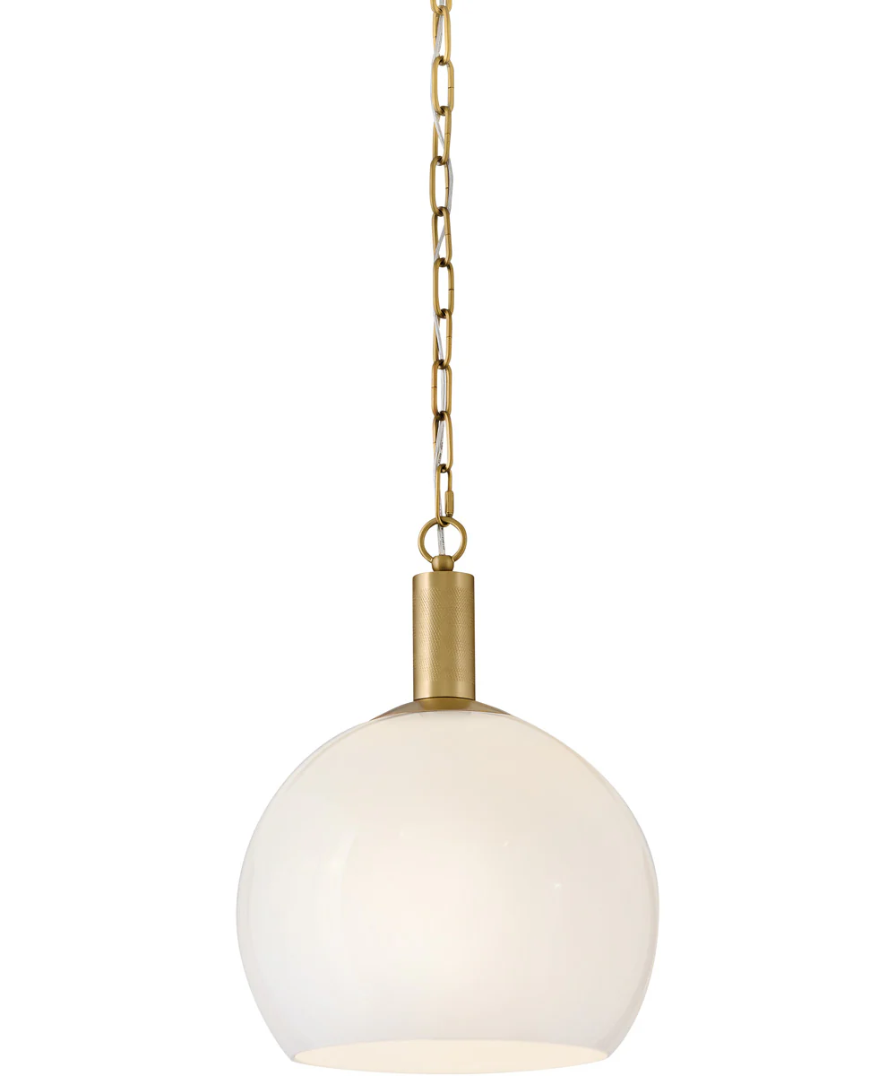 Rivi 1-Light Medium Pendant in Lacquered Brass - Image 7