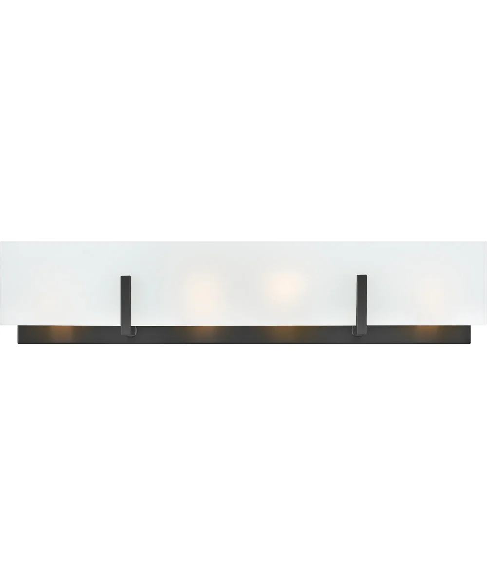 Roman 4-Light Medium Four Light Vanity in Black