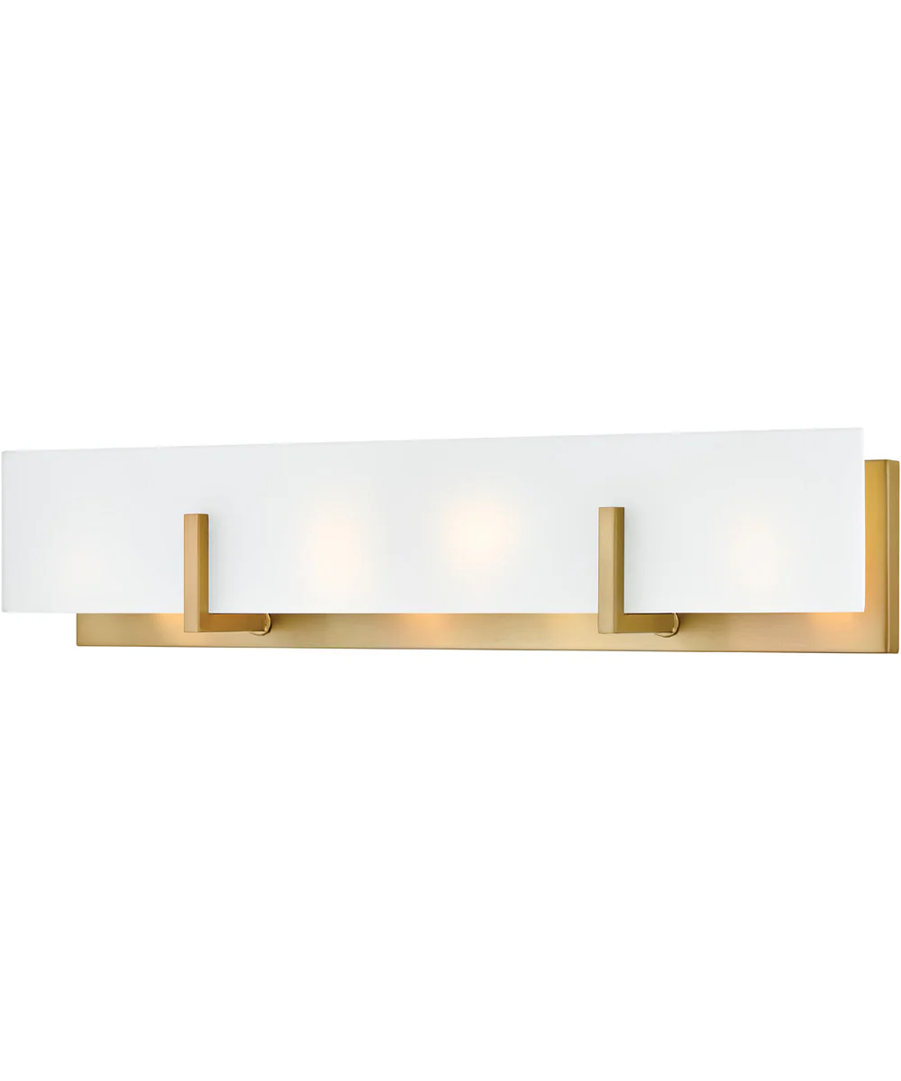 Roman 4-Light Medium Four Light Vanity in Lacquered Brass - Image 3