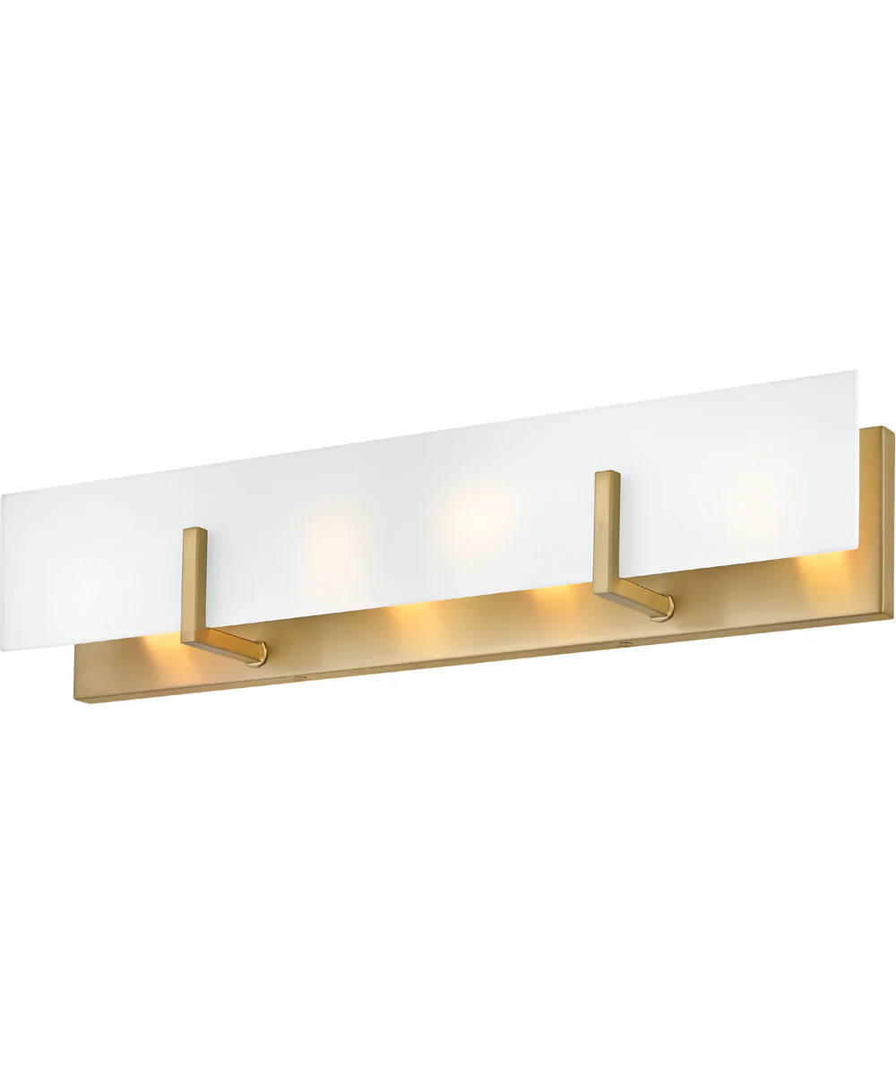 Roman 4-Light Medium Four Light Vanity in Lacquered Brass - Image 4