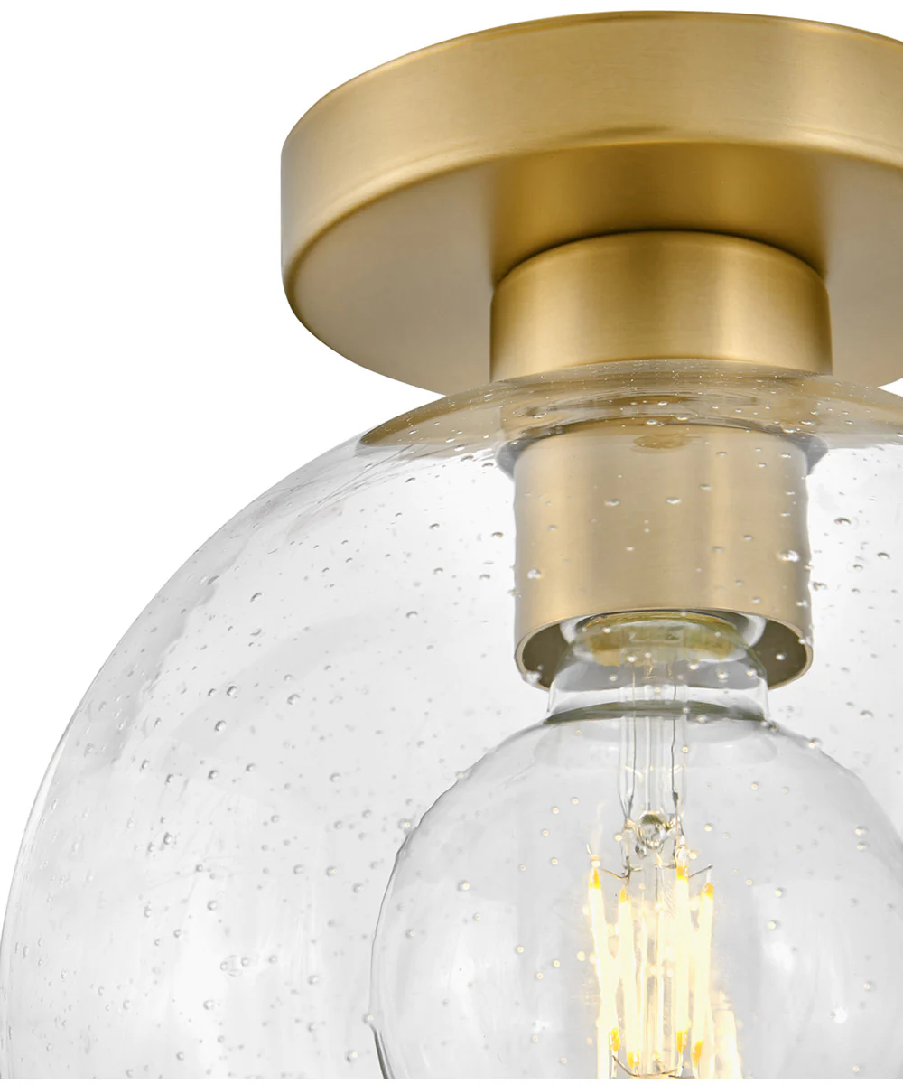 Rumi 1-Light Extra Small Flush Mount in Lacquered Brass - Image 6