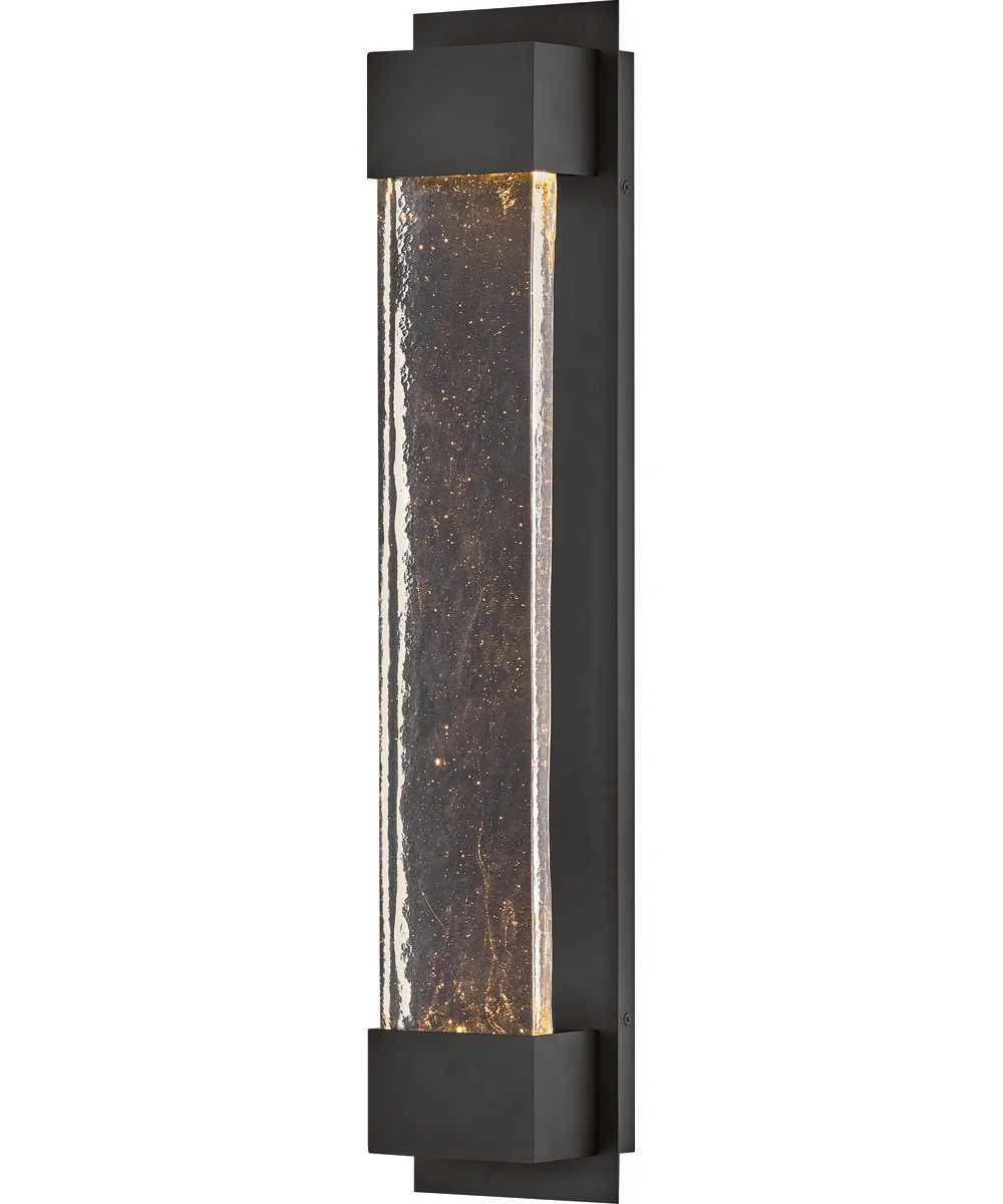 Rune LED-Light Large Wall Mount Lantern in Black