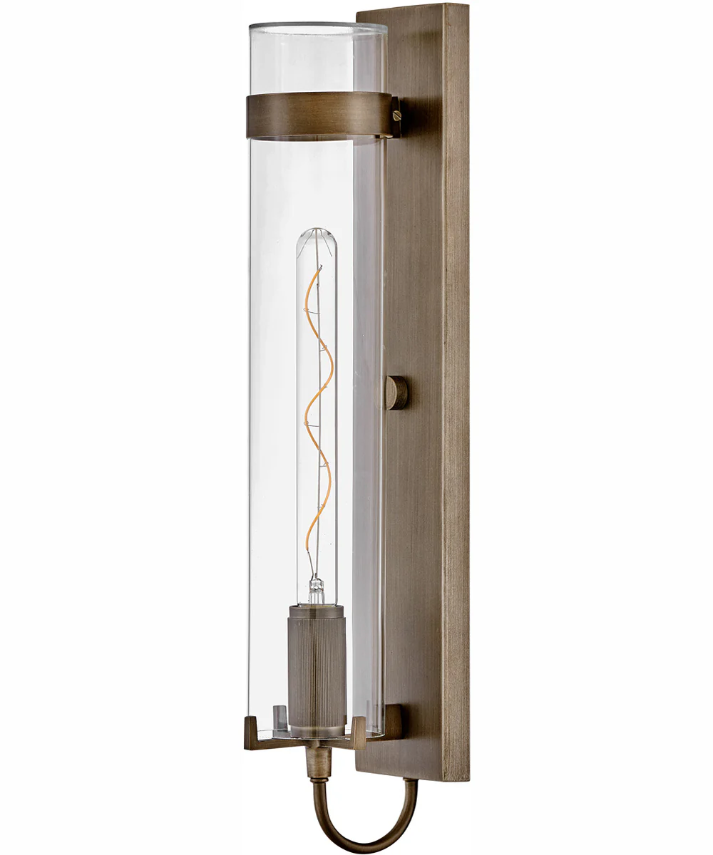 Ryden 1-Light Large Wall Mount Lantern in Burnished Bronze - Image 2