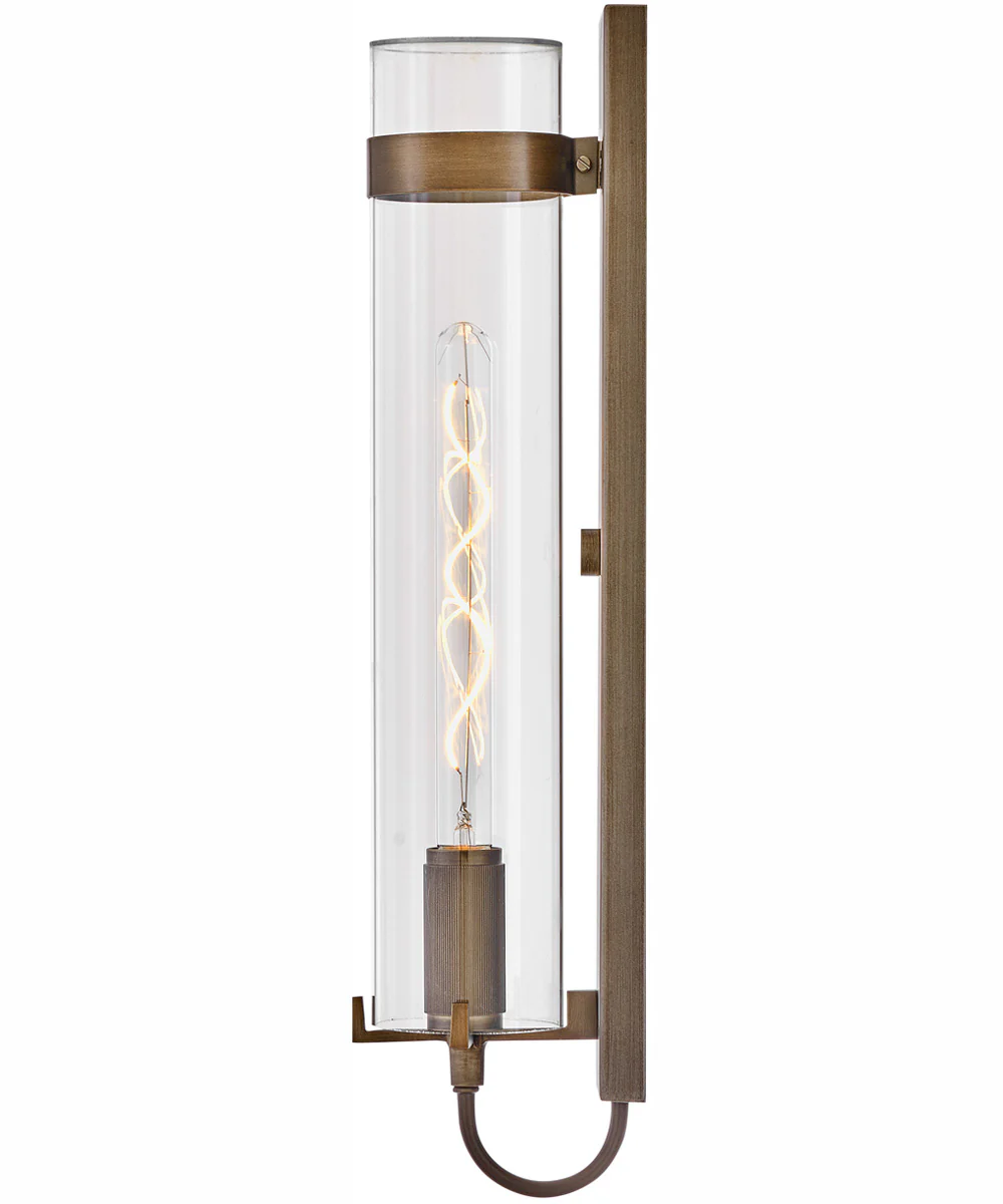 Ryden 1-Light Large Wall Mount Lantern in Burnished Bronze - Image 4
