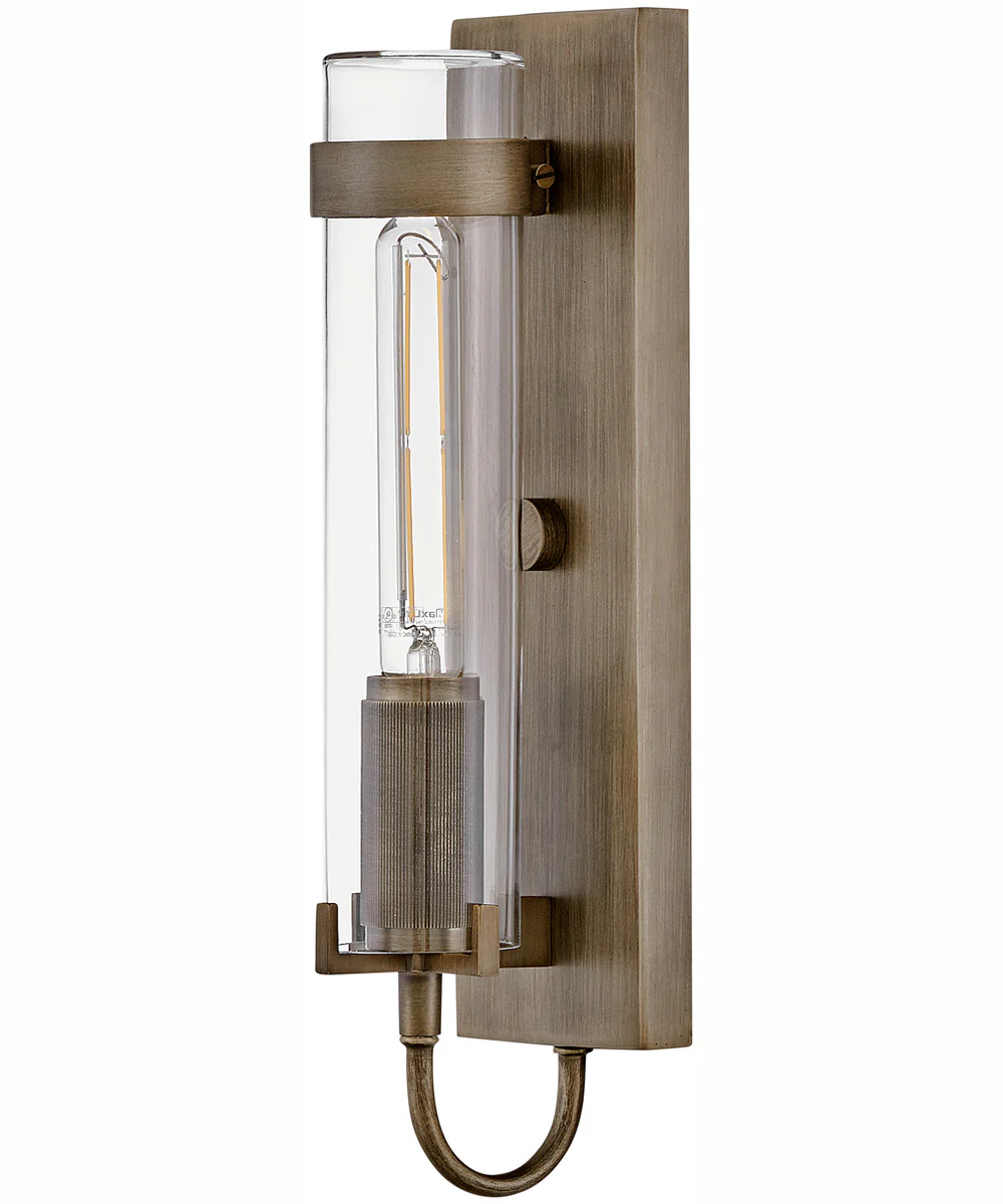 Ryden 1-Light Medium Wall Mount Lantern in Burnished Bronze - Image 2