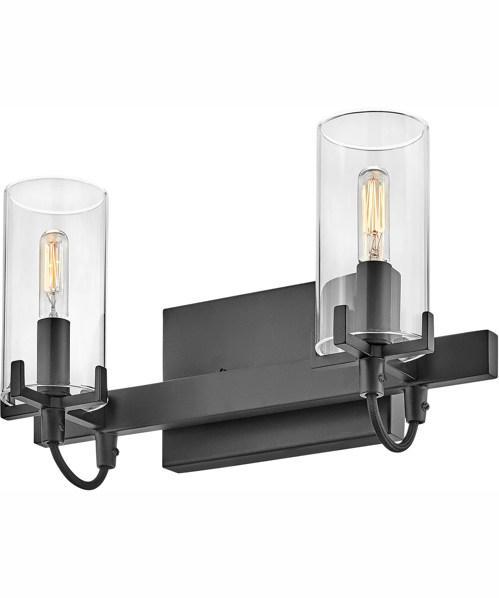 Ryden 2-Light Two Light Vanity in Black - Image 5