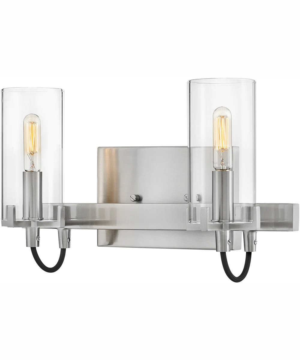 Ryden 2-Light Two Light Vanity in Brushed Nickel - Image 3