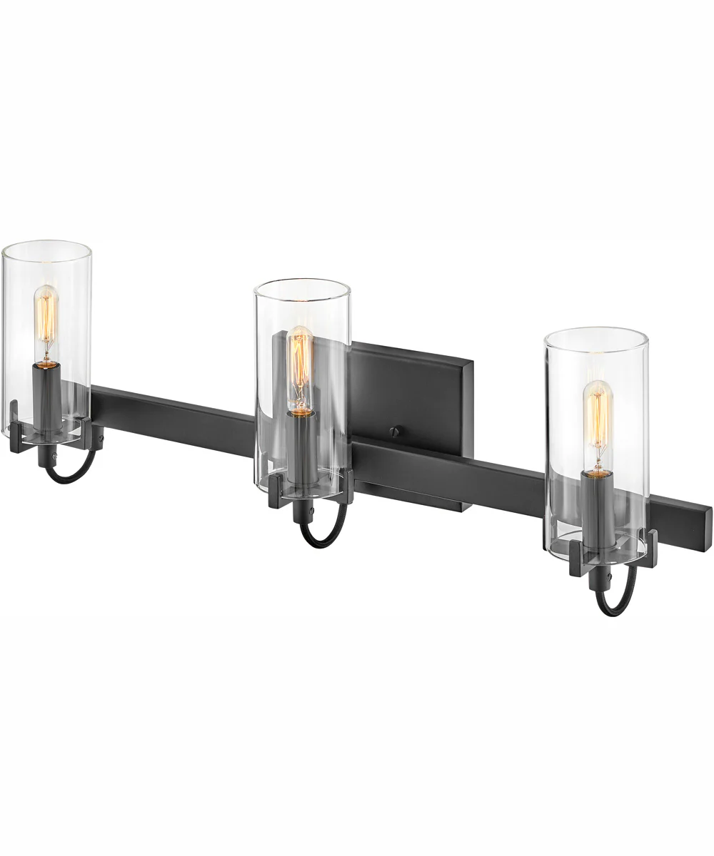 Ryden 3-Light Three Light Vanity in Black - Image 4