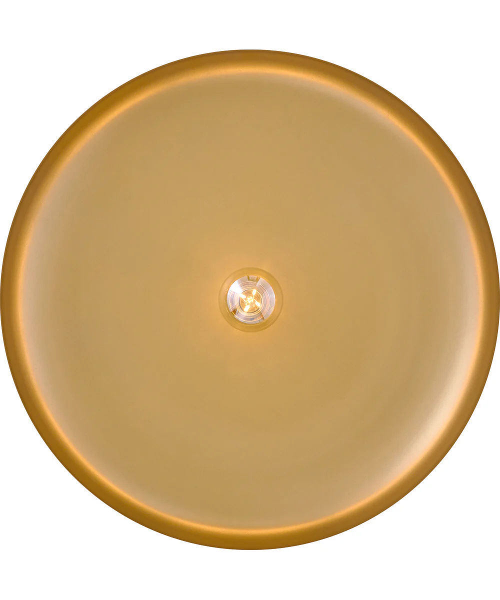Sadie 1-Light Large Dome Chandelier in Lacquered Brass - Image 4