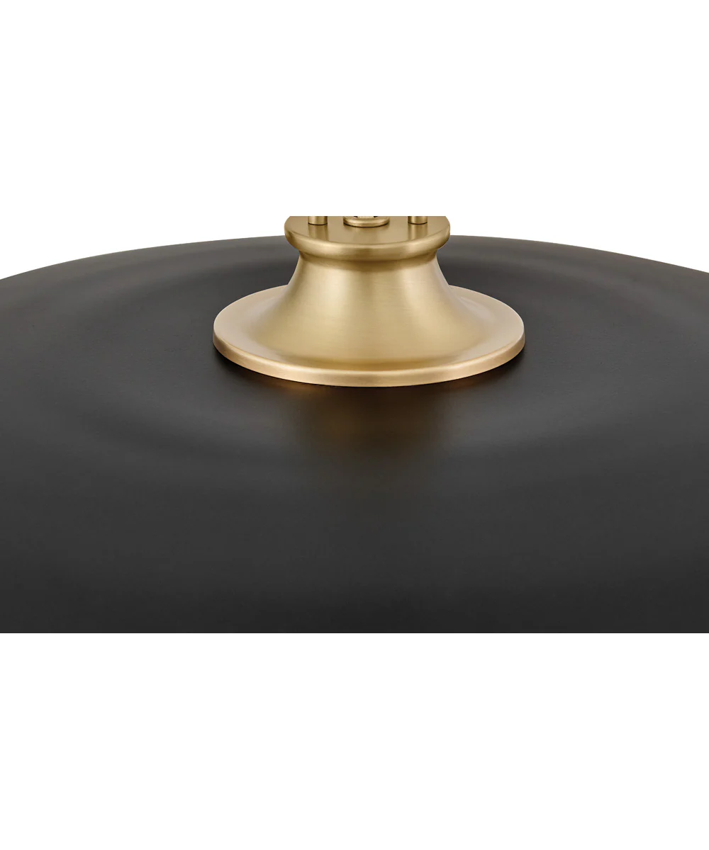 Sadie 1-Light Large Dome Pendant in Lacquered Brass - Image 4