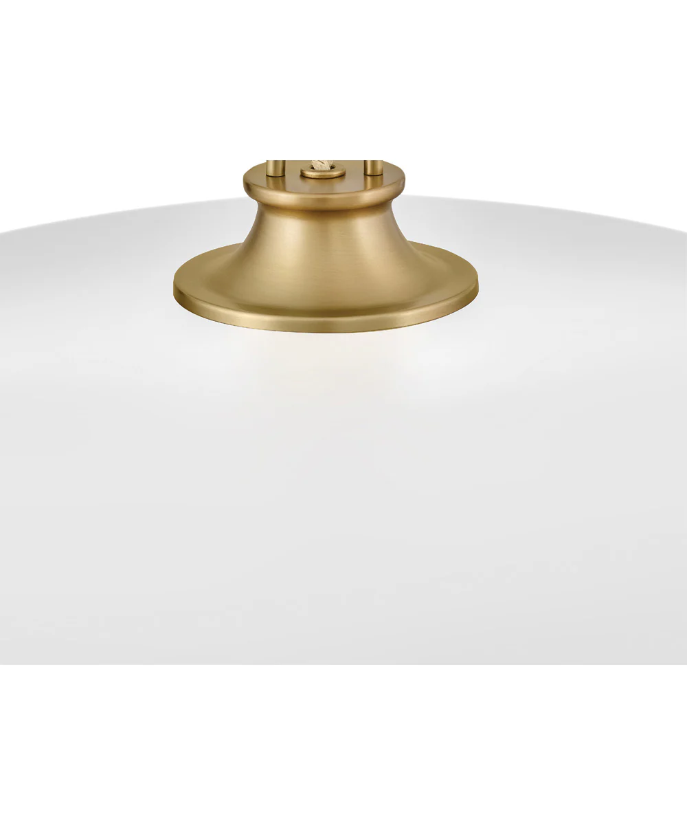 Sadie 1-Light Medium Dome Chandelier in Lacquered Brass - Image 4