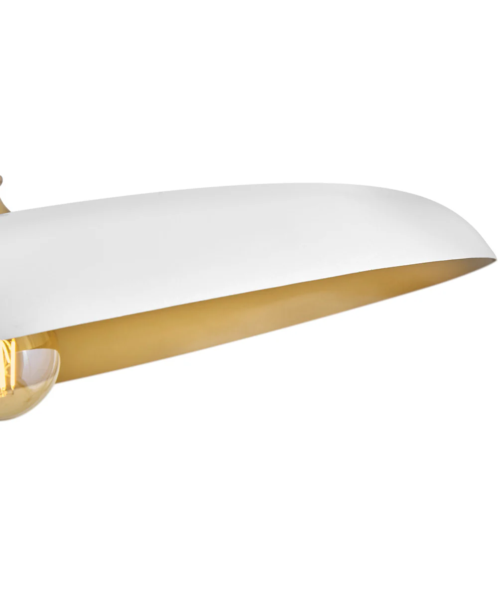 Sadie 1-Light Medium Dome Chandelier in Lacquered Brass - Image 5