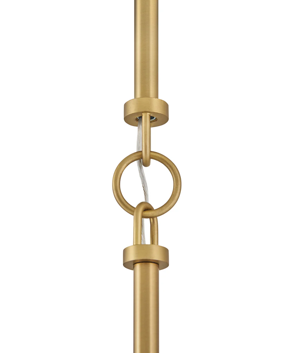 Sadie 1-Light Medium Dome Chandelier in Lacquered Brass - Image 6