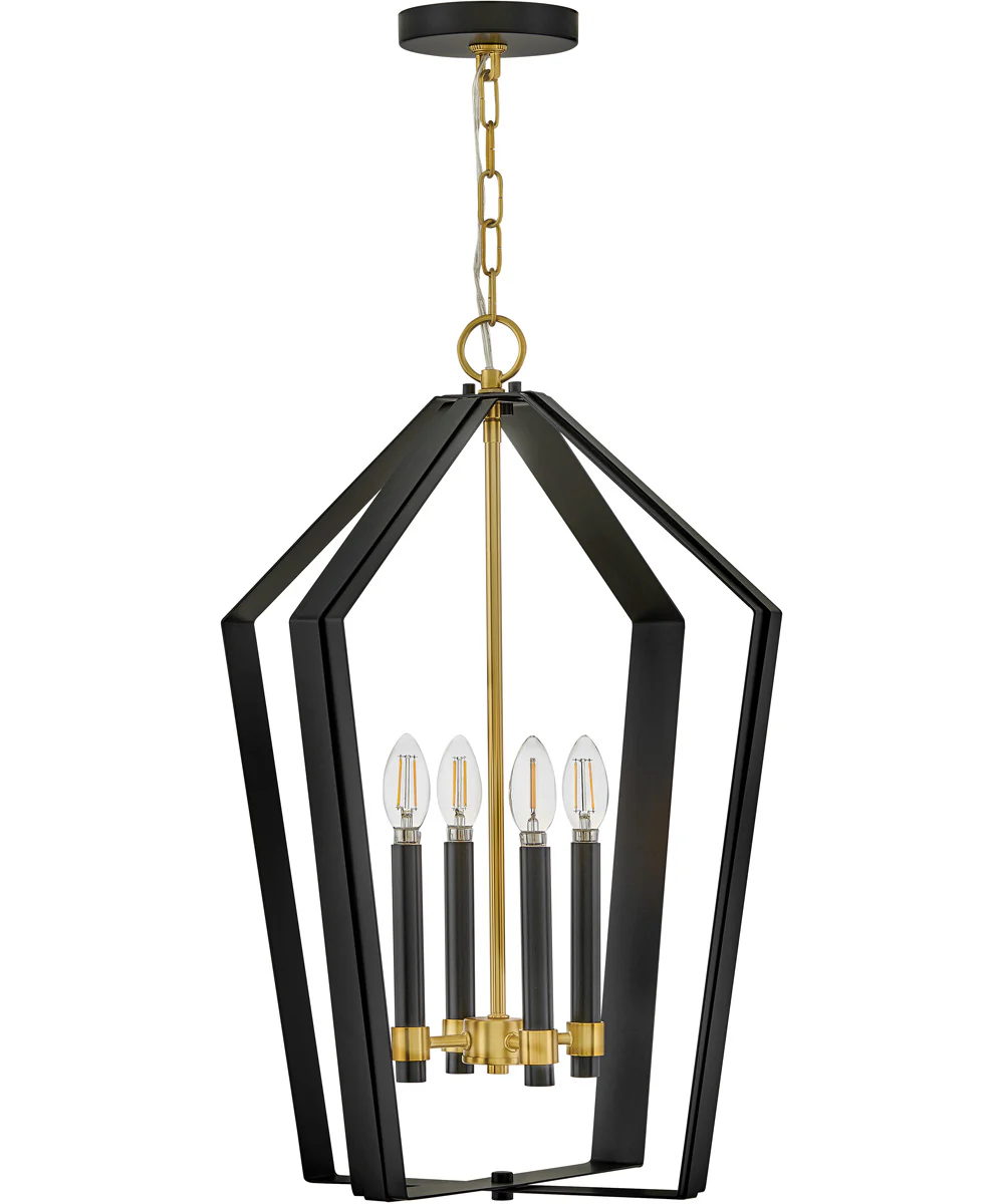 Sammi 4-Light Large Pendant in Black - Image 2