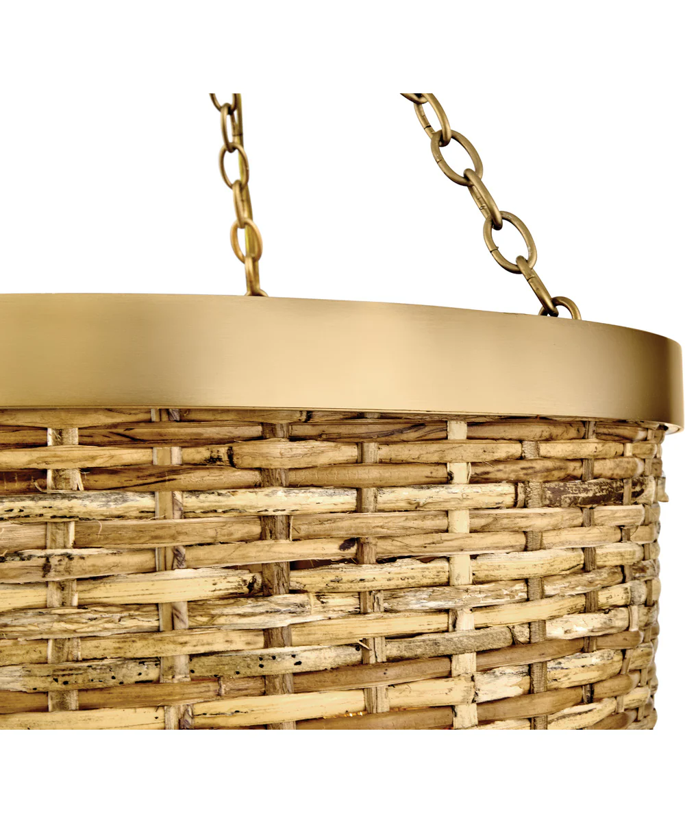 Sanibel 3-Light Large Convertible Pendant in Lacquered Brass - Image 6