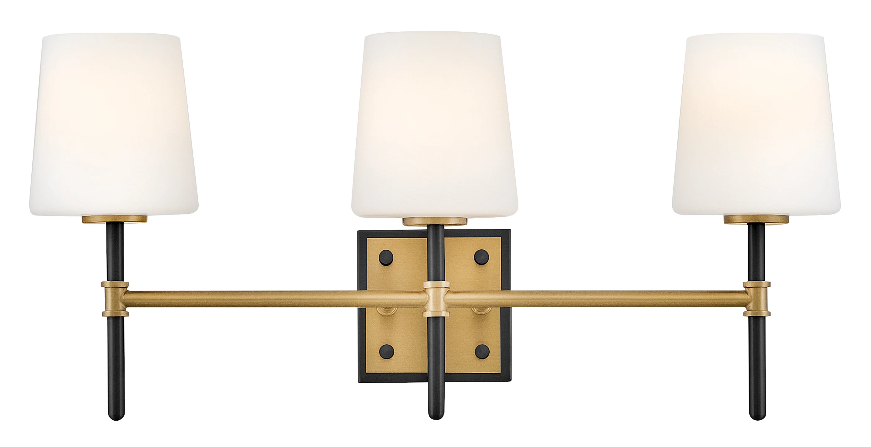 Saunders 3-Light Medium Three Light Vanity in Black