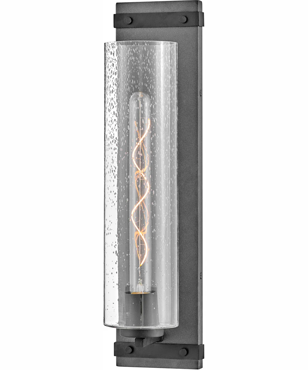 Sawyer 1-Light Single Light Vanity in Aged Zinc