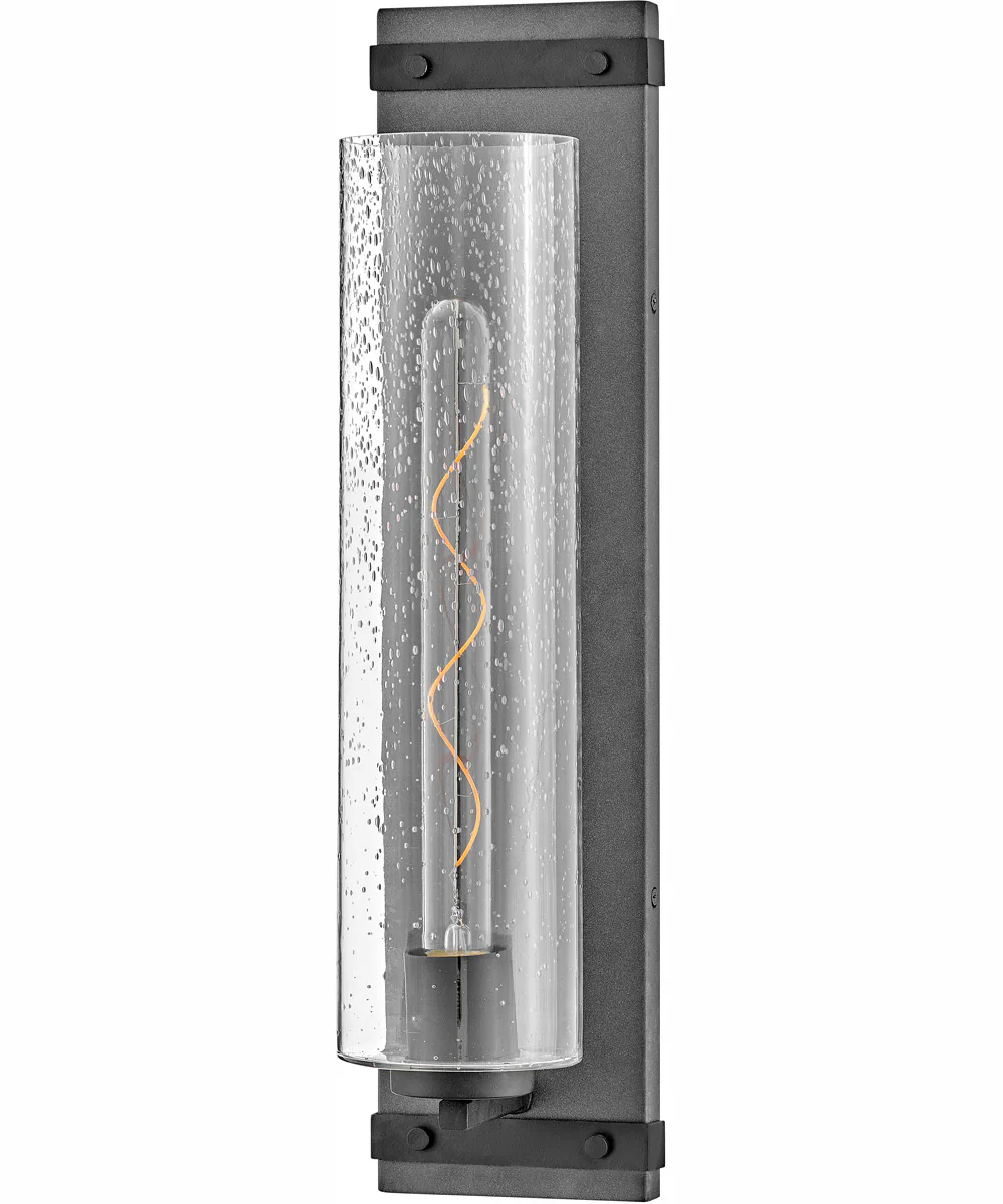 Sawyer 1-Light Single Light Vanity in Aged Zinc - Image 2