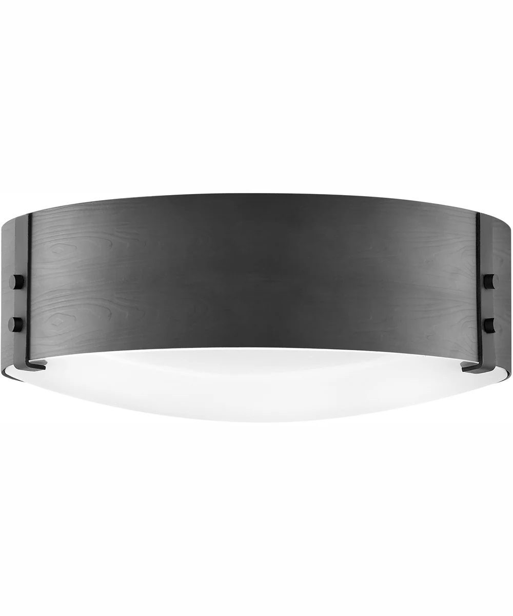 Sawyer 3-Light Medium Flush Mount in Black