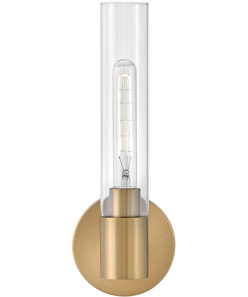 Shea 1-Light Medium Single Light Vanity in Lacquered Brass - Image 2