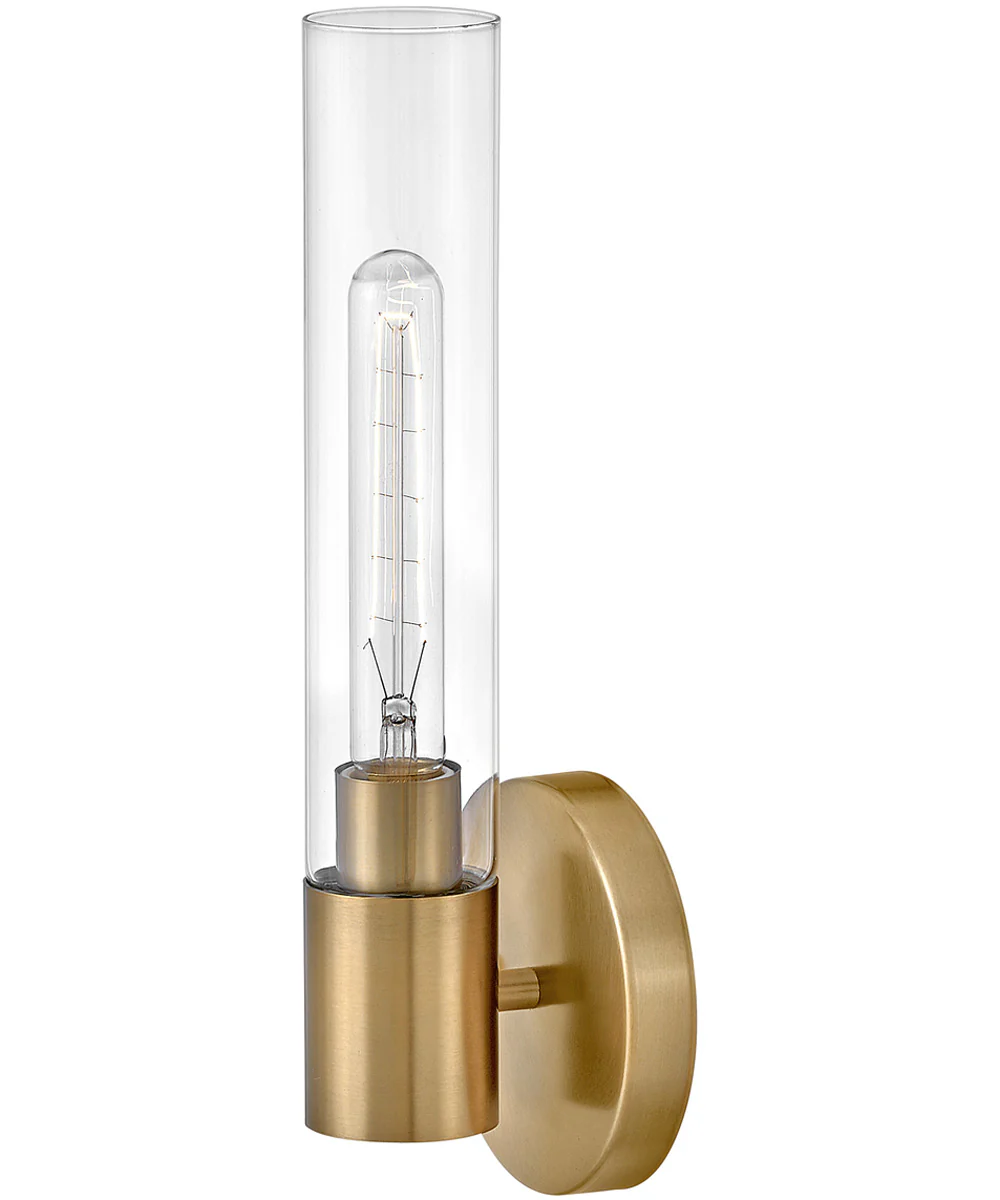Shea 1-Light Medium Single Light Vanity in Lacquered Brass - Image 4
