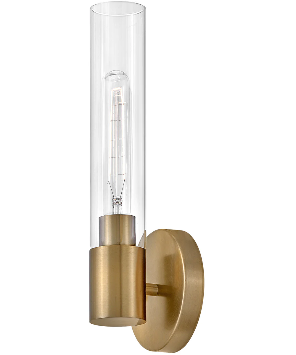 Shea 1-Light Medium Single Light Vanity in Lacquered Brass - Image 5