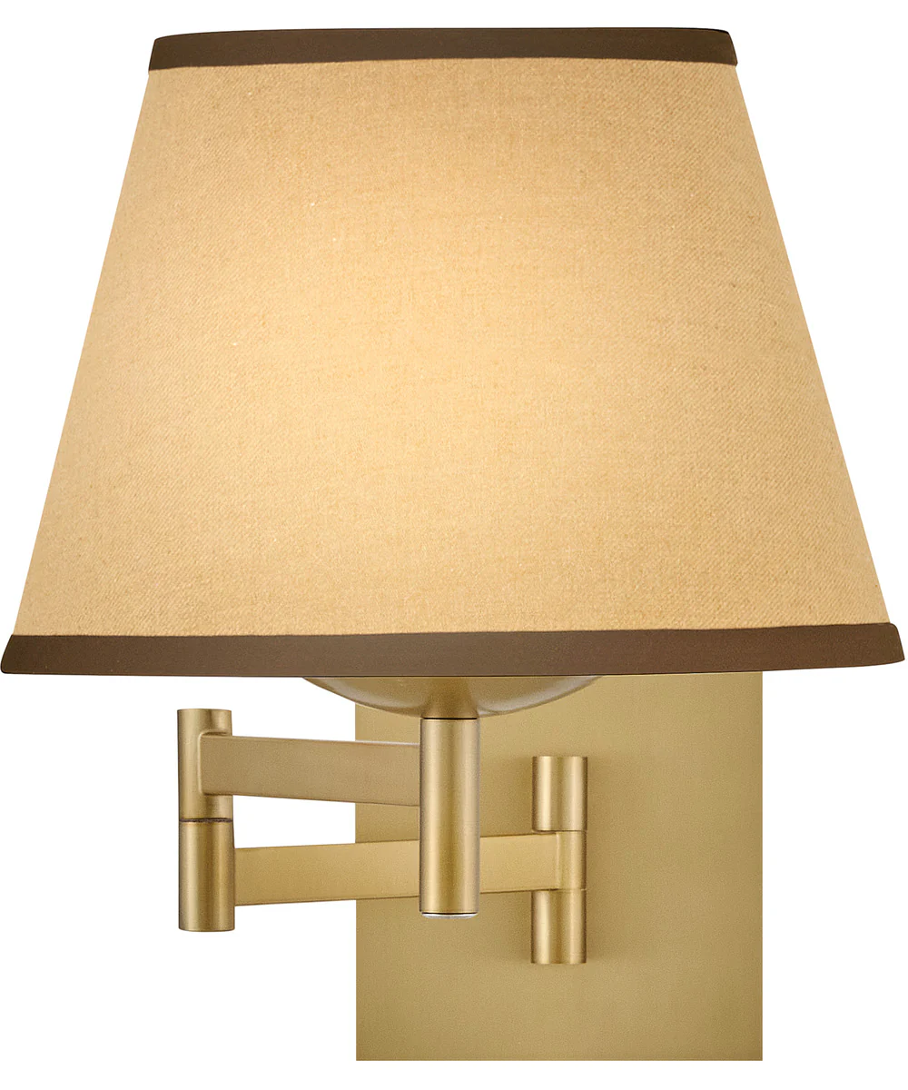 Sonia 1-Light Medium Task Light Sconce in Lacquered Brass - Image 3