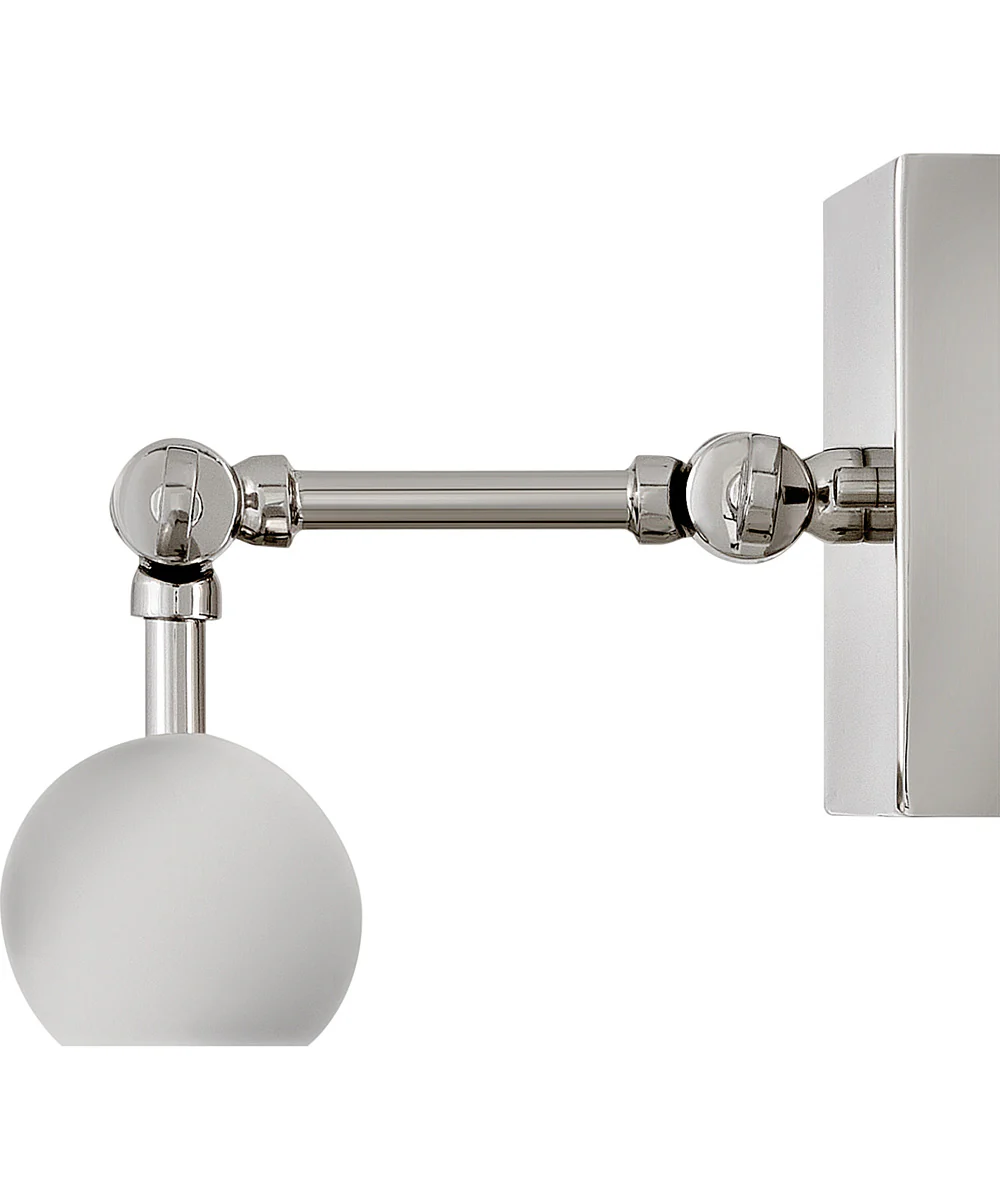 Stokes 2-Light Medium Adjustable Accent Light in Polished Nickel - Image 7
