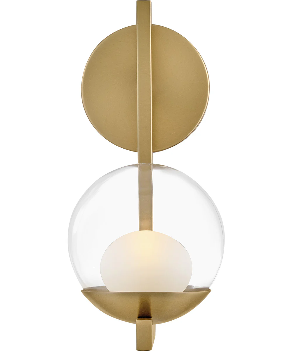 Sunni 1-Light Medium Single Light Sconce in Lacquered Brass - Image 4