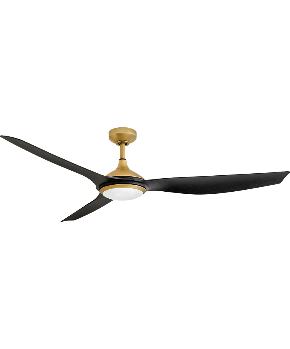 Talan 64" LED Smart Fan Heritage Brass