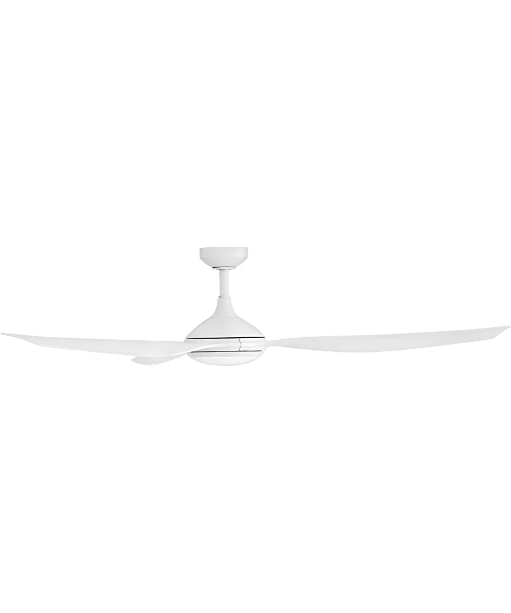 Talan 64" LED Smart Fan Matte White - Image 2