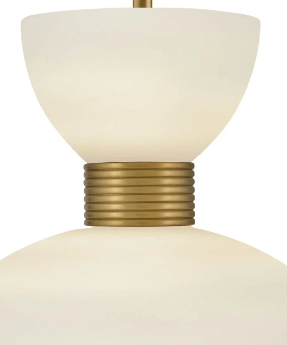 Tallulah 1-Light Medium Pendant in Lacquered Brass - Image 5