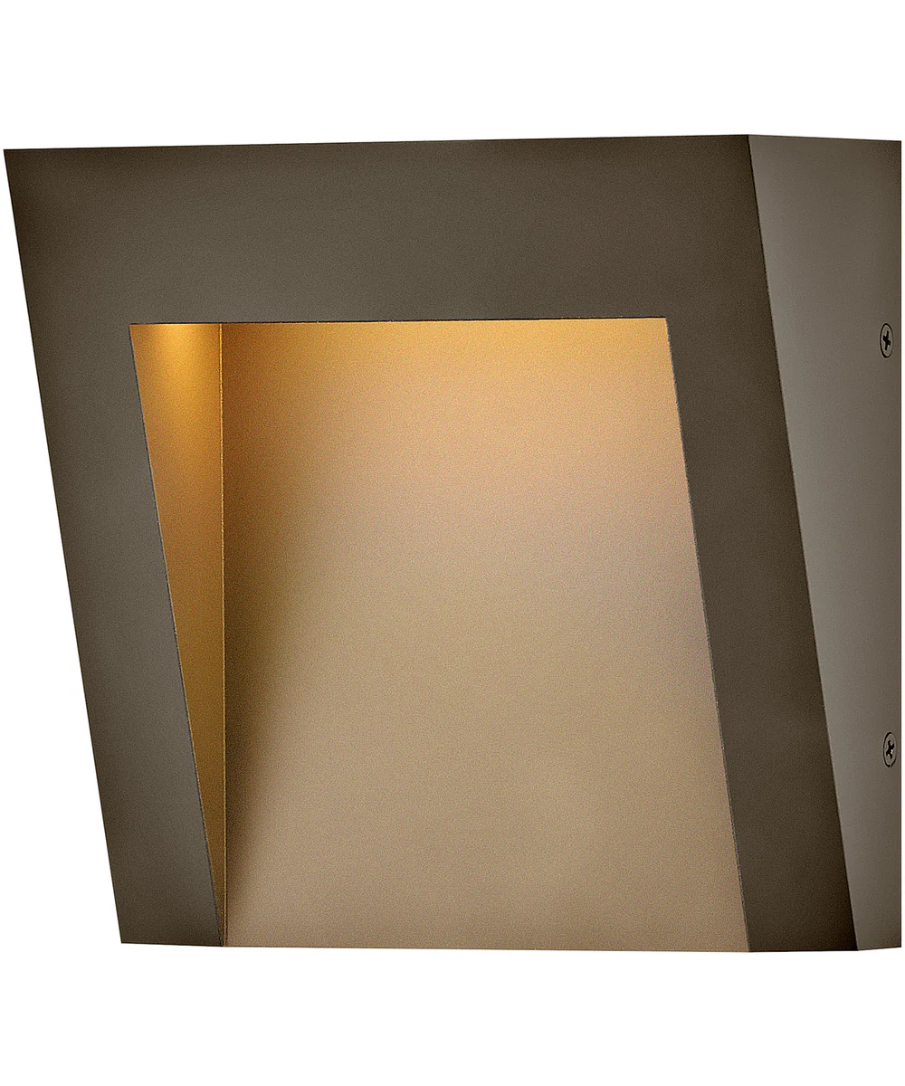 Taper Coastal Elements  LED-Light Extra Small Wall Mount Lantern in Textured Oil Rubbed Bronze