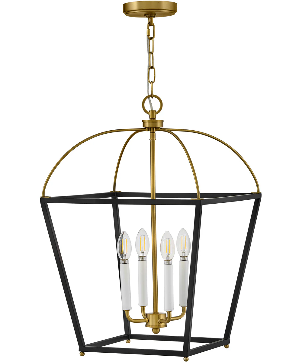 Tate 4-Light Large Pendant in Black - Image 2