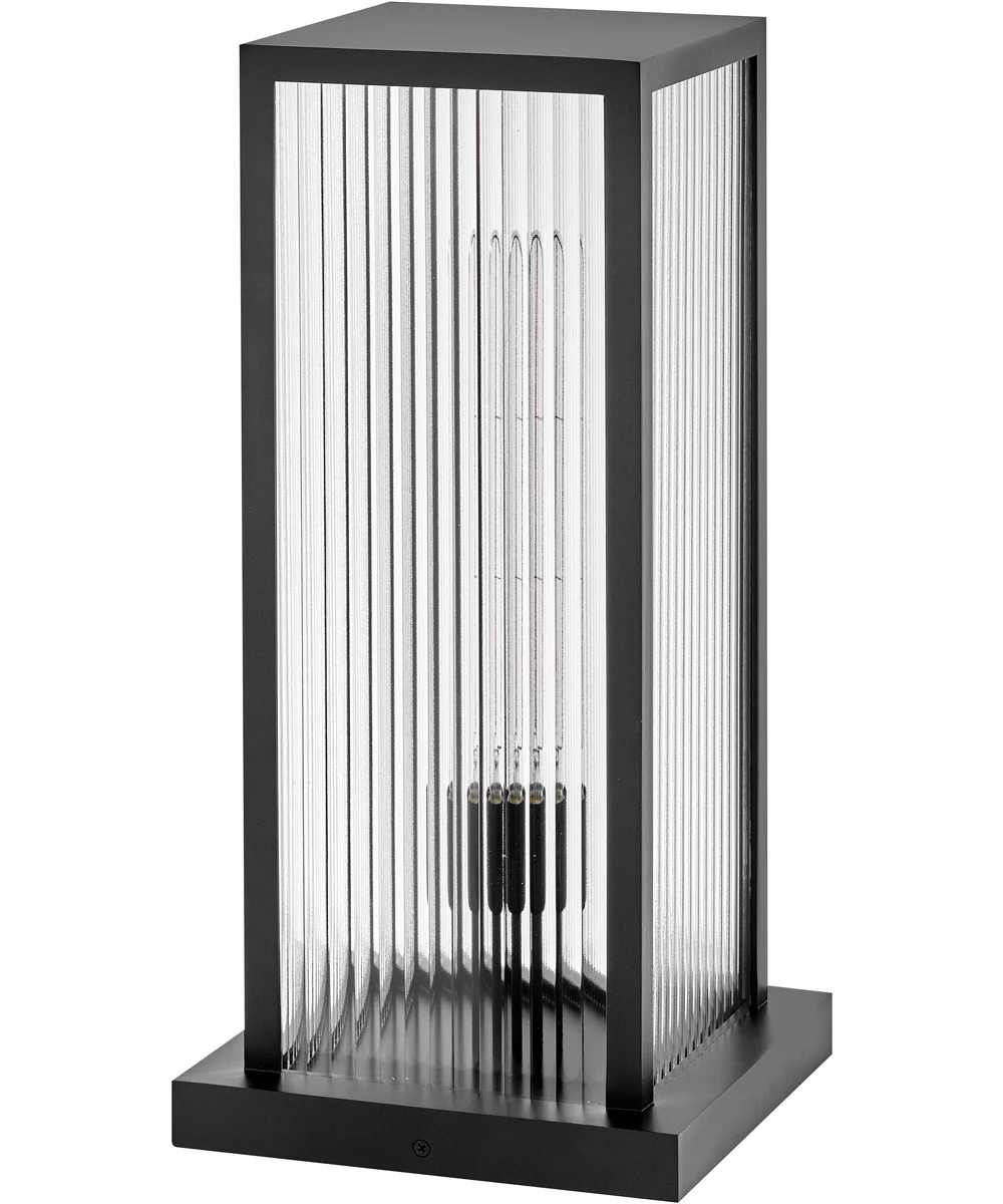 Torrent 1-Light Large Pier Mount Lantern in Black - Image 2