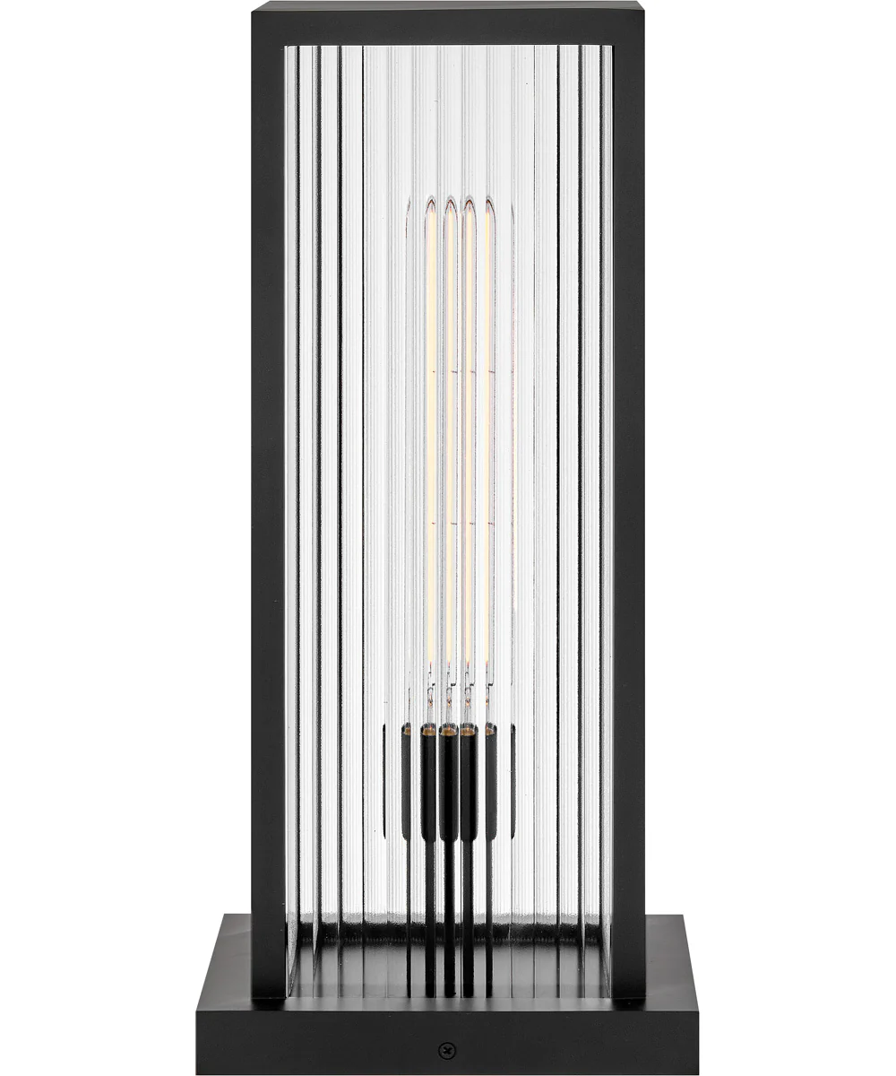Torrent 1-Light Large Pier Mount Lantern in Black - Image 3