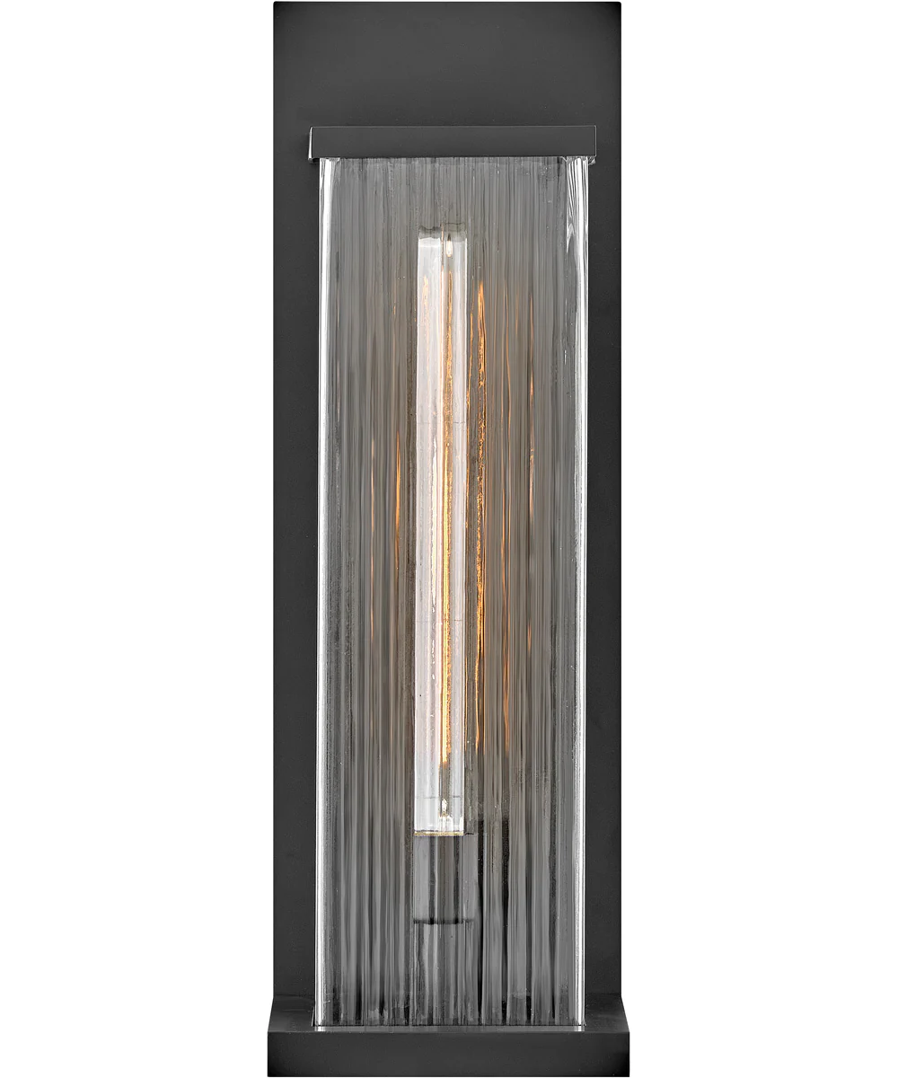 Torrent 1-Light Large Wall Mount Lantern in Black - Image 3