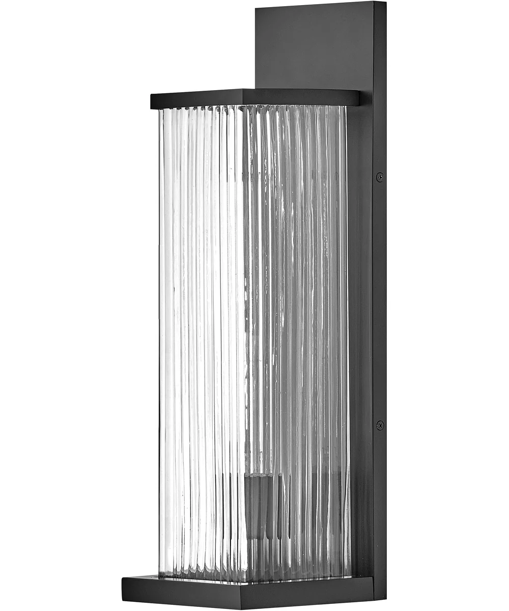 Torrent 1-Light Medium Wall Mount Lantern in Black - Image 2