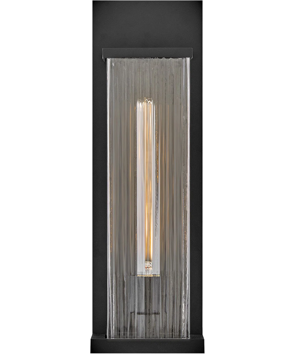 Torrent 1-Light Medium Wall Mount Lantern in Black - Image 3