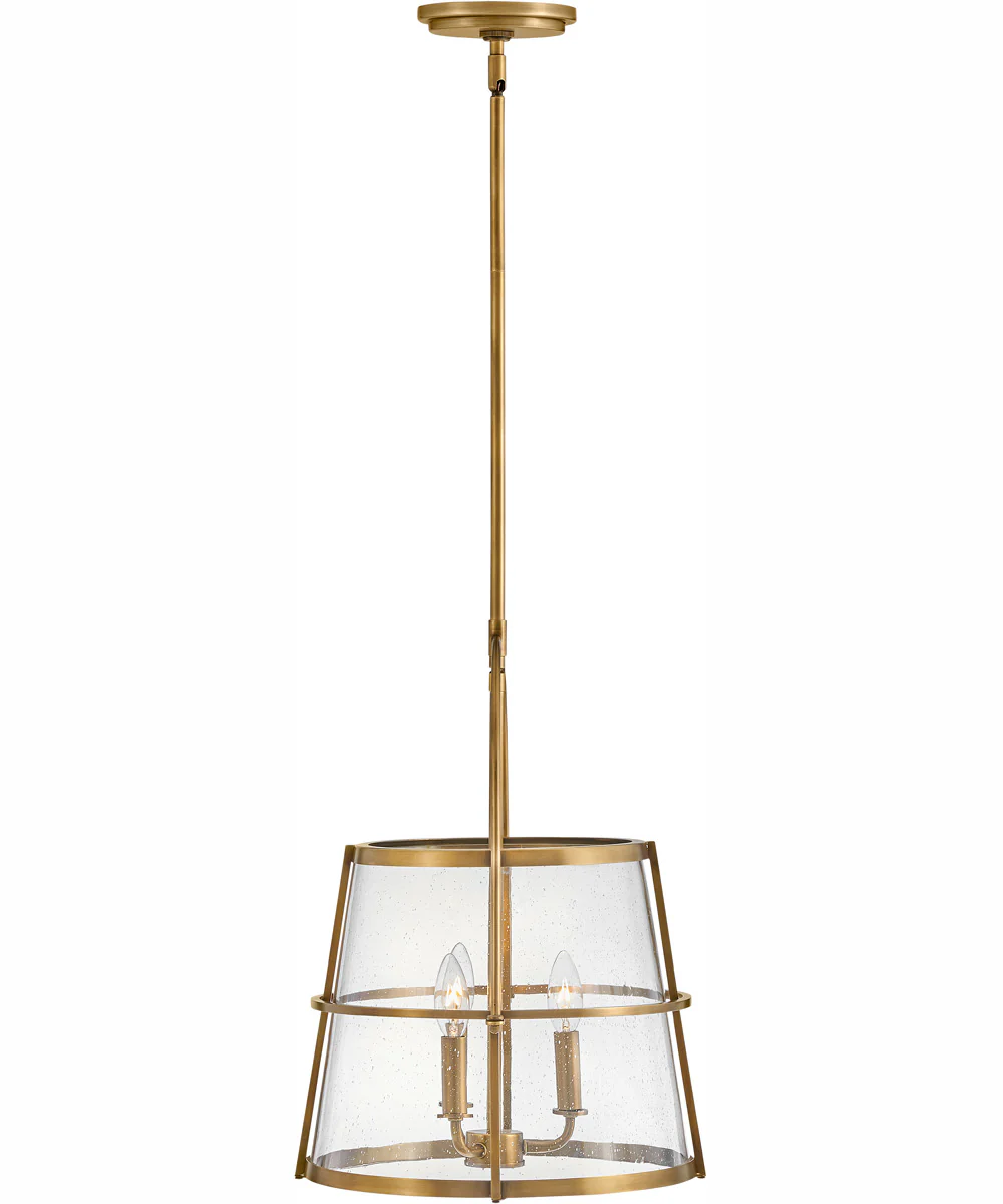 Tournon 3-Light Medium Pendant in Heritage Brass - Image 6