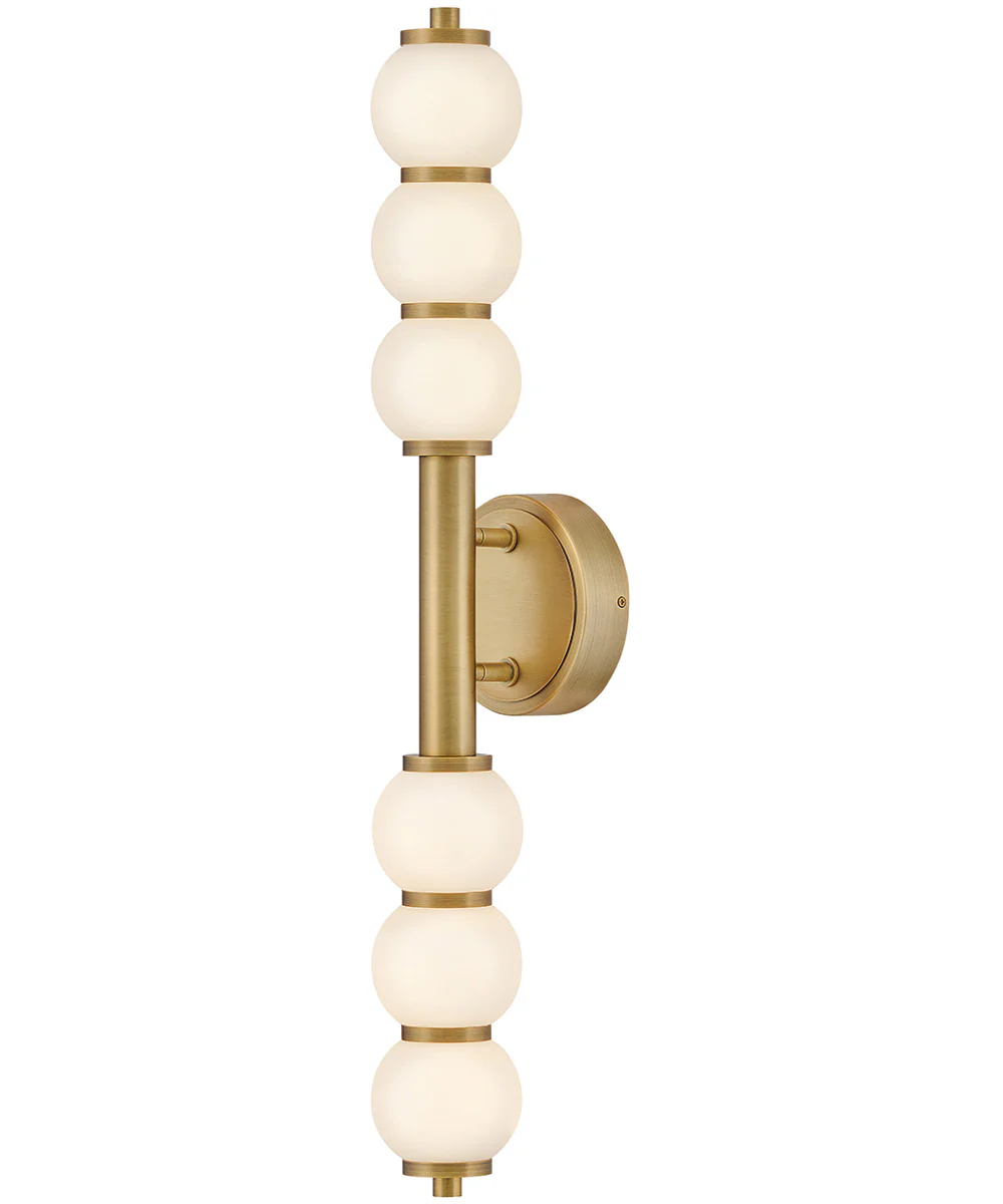 Trigo LED-Light Large LED Sconce in Lacquered Brass - Image 4