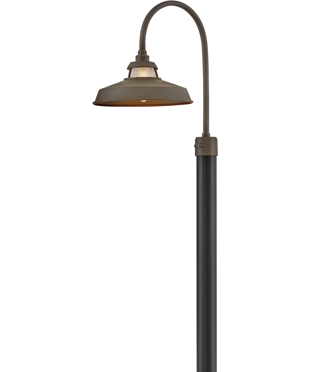 Troyer 1-Light Medium Post Mount Lantern in Oil Rubbed Bronze - Image 4