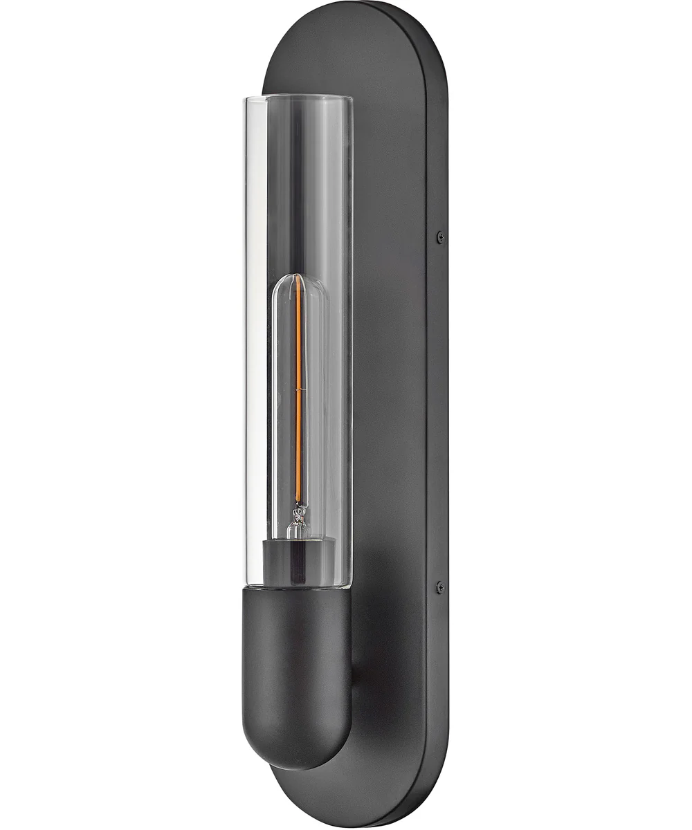 Tully 1-Light Medium Single Light Sconce in Black - Image 2