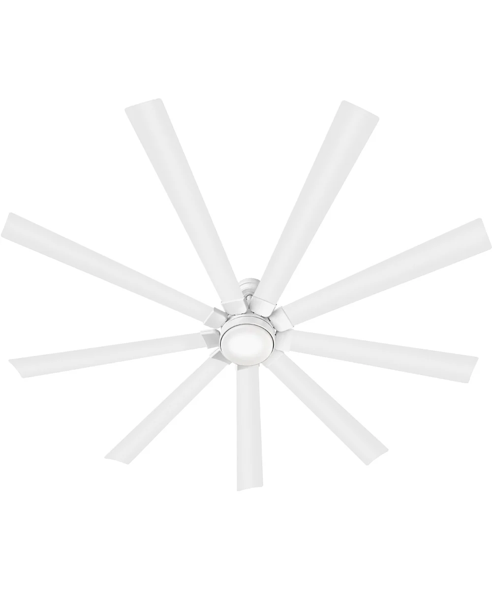 Turbine 80" LED Smart Fan Chalk White - Image 2
