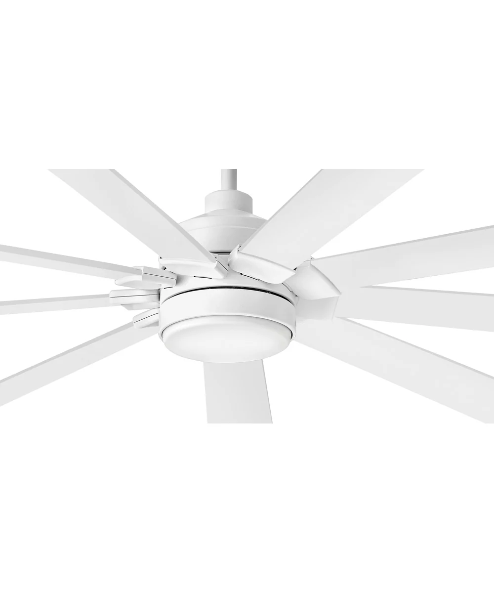 Turbine 80" LED Smart Fan Chalk White - Image 4