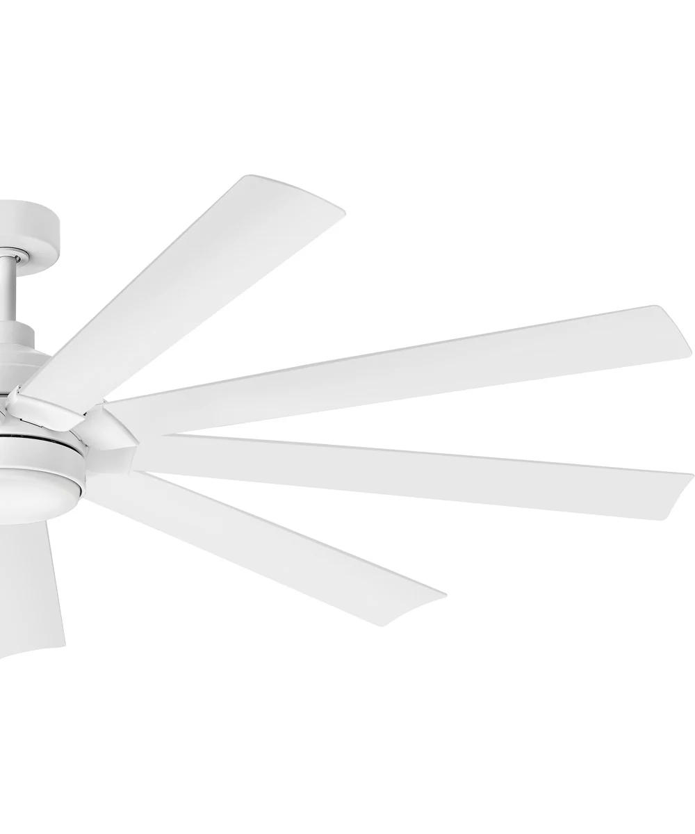 Turbine 80" LED Smart Fan Chalk White - Image 5