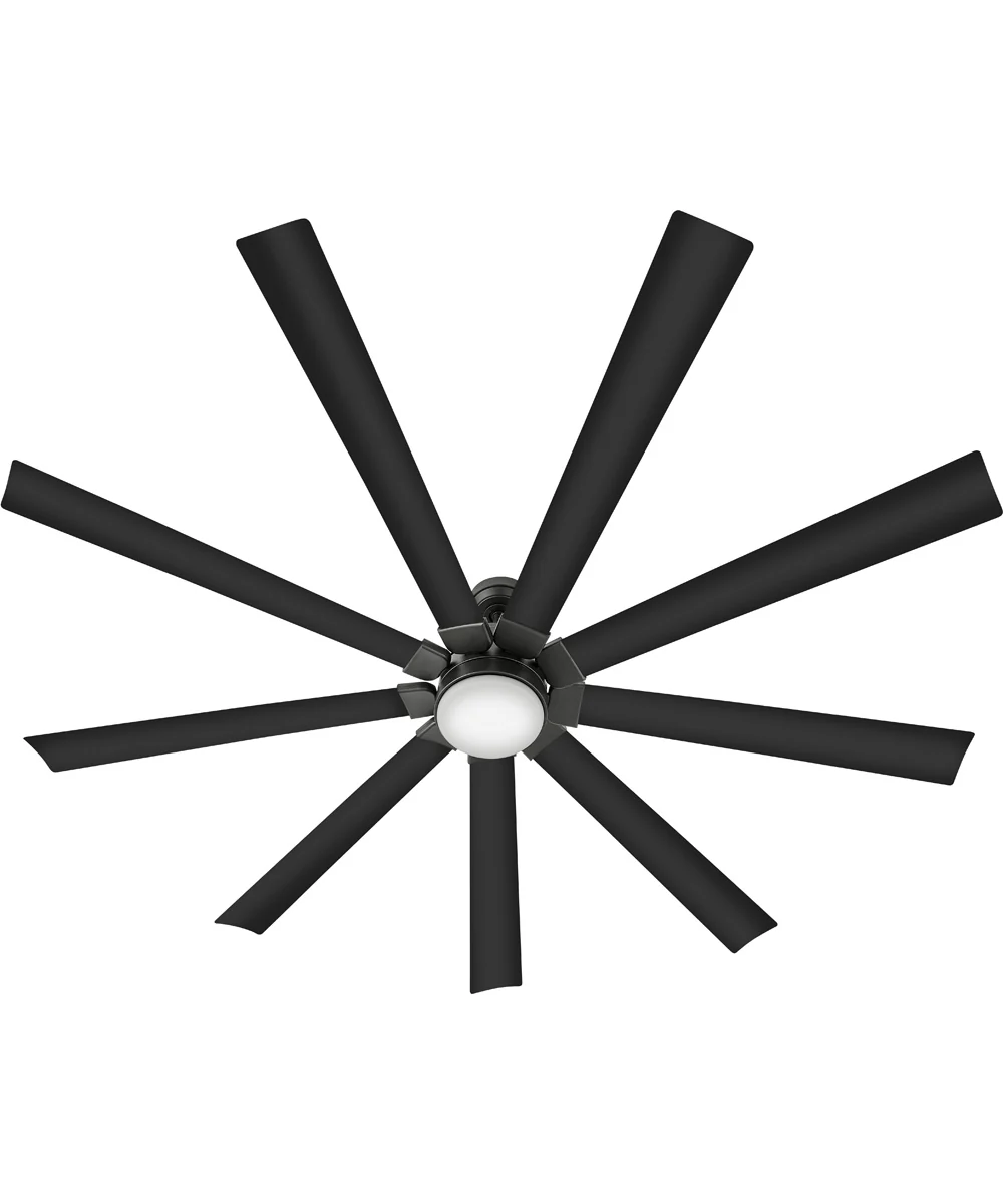Turbine 80" LED Smart Fan Matte Black - Image 2