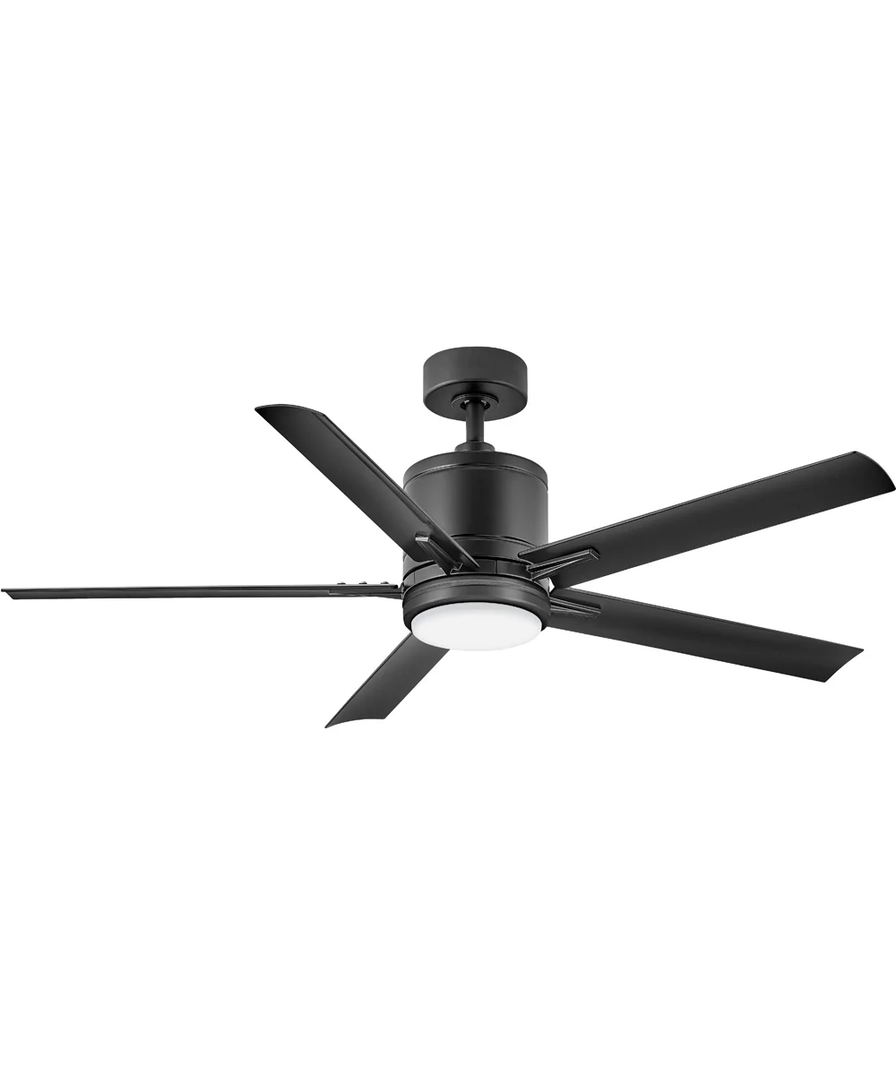 Vail 52" LED Smart Fan Matte Black