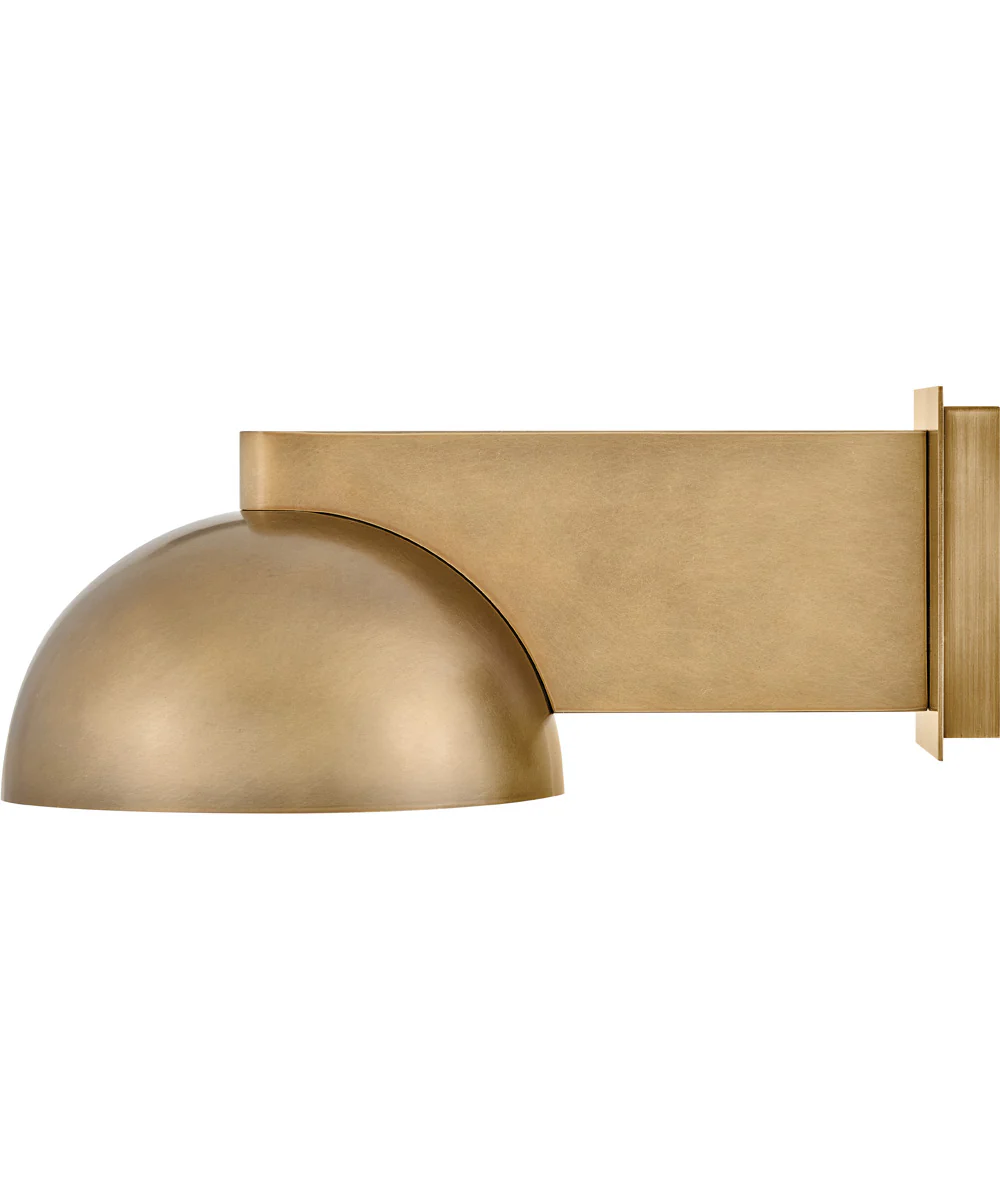 Vargas 1-Light Small Task Light Sconce in Heritage Brass - Image 3