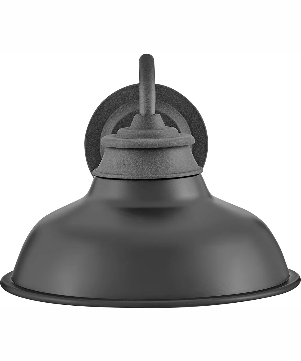 Wallace 1-Light Small Gooseneck Barn Light in Aged Zinc - Image 6